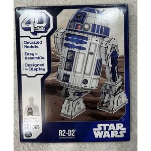 NEW STAR WARS R2-D2 Model Kit 201 Pieces 4D Build Disney NIB sealed Ages 12+